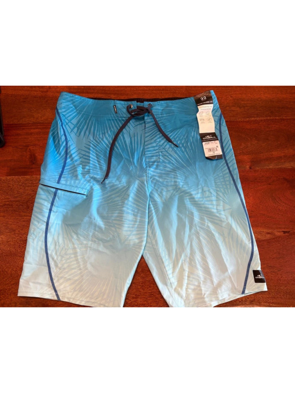 O’Neill Hyperfreak Heat S-Seam Fade 21” Boardshorts Men’s 30 Blue NWT
